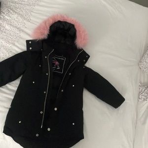 Girls Moose Knuckles bomber jacket